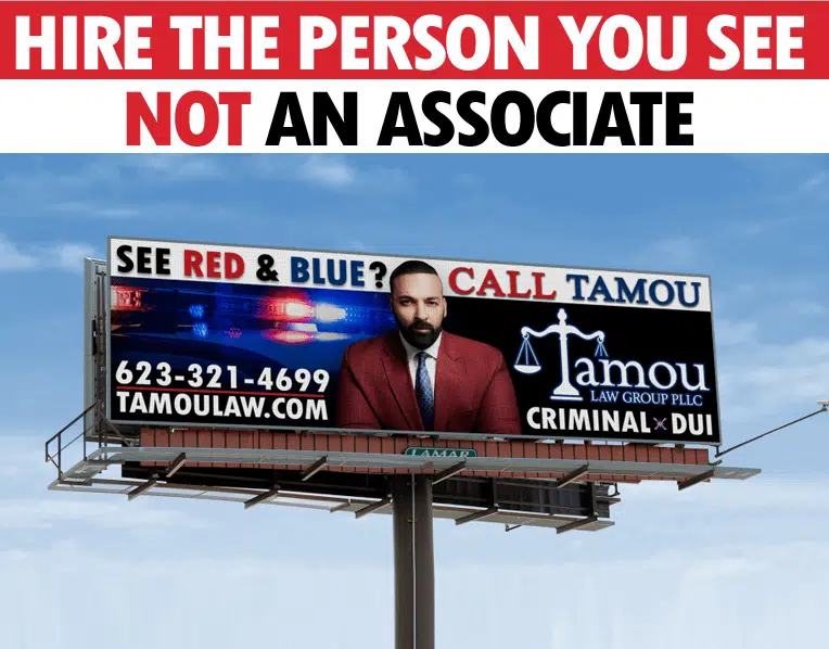 Billboard: See Red & Blue? Call Tamou